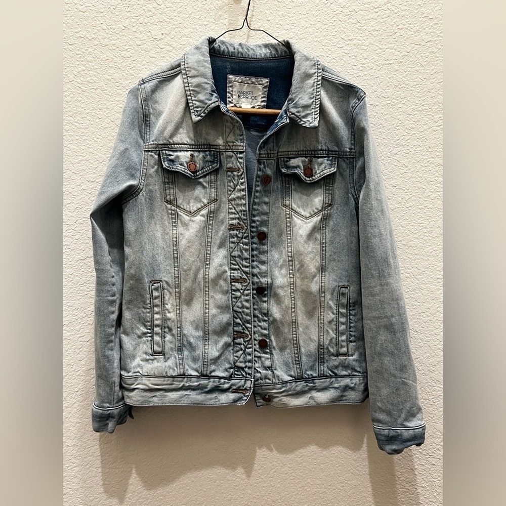 Market & Spruce Blue Denim Jacket